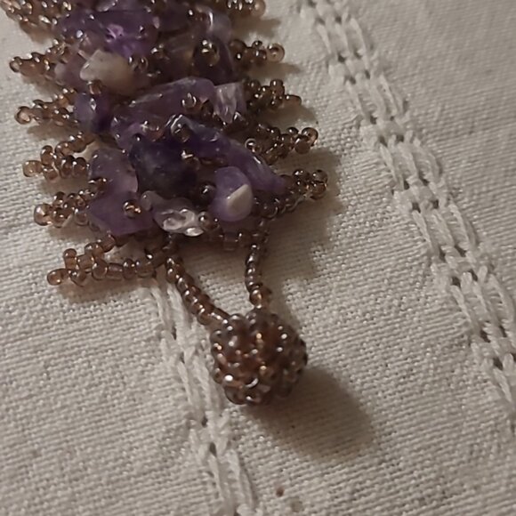 Purple Beaded Bracelet - Picture 4 of 4